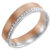 14K Rose/White Gold