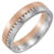14K Rose/White Gold