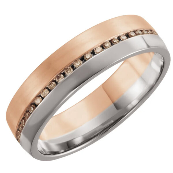 Accented Band with Brush Finish