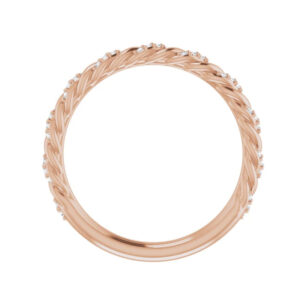 Pavé Twisted Anniversary Band