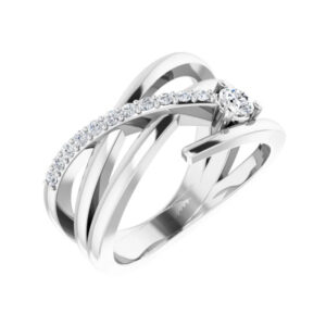 Accented Freeform Ring