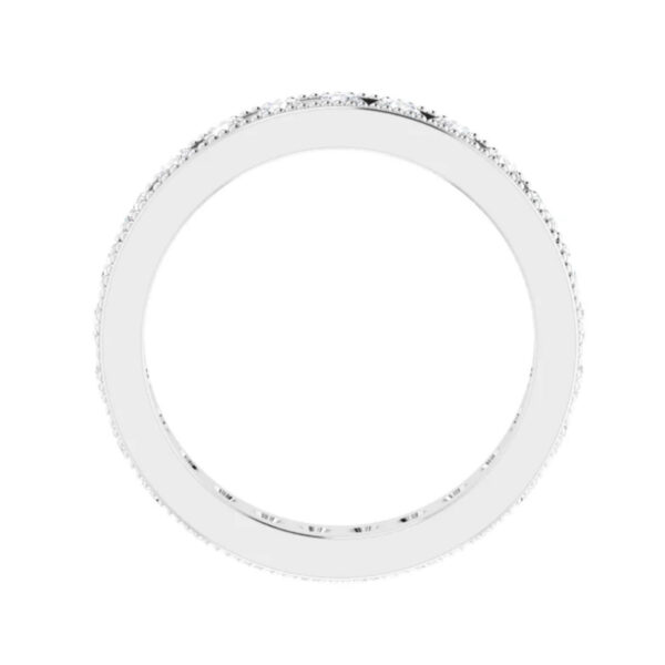 Channel-Set Milgrain Edge Eternity Band - Image 2