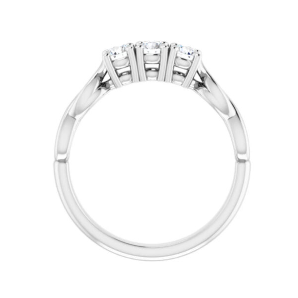 Three-Stone Anniversary Band - Image 2