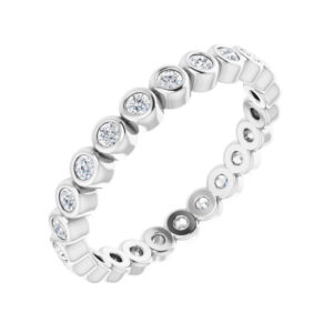 Bezel-Set Eternity Band