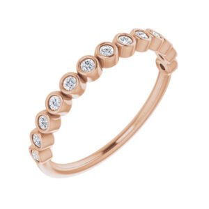 Bezel-Set Anniversary Band