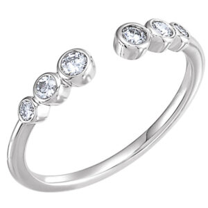 Accented Negative Space Ring