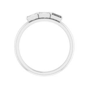 Three-Stone Stackable Ring