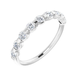 Bezel-Set Anniversary Band