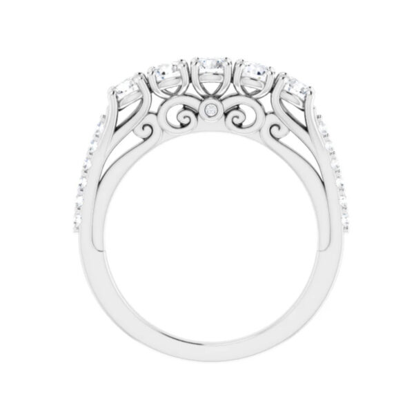 Five-Stone Anniversary Band - Image 2