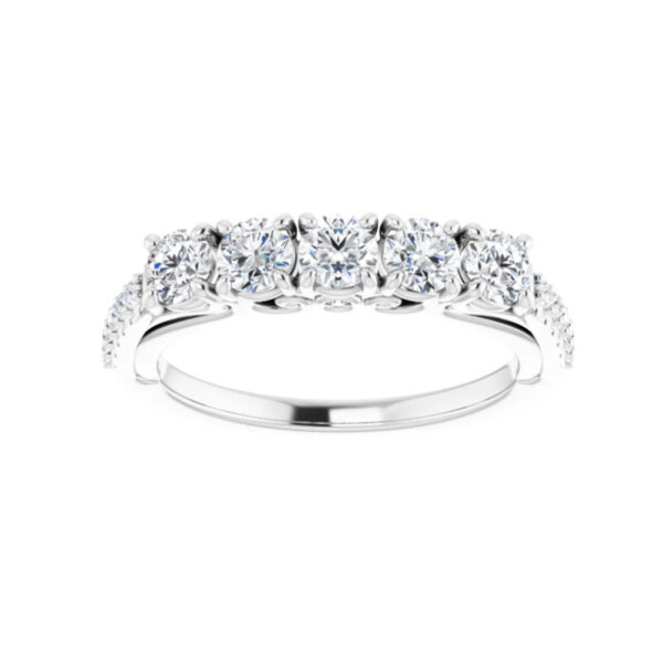 Five-Stone Anniversary Band - Image 3