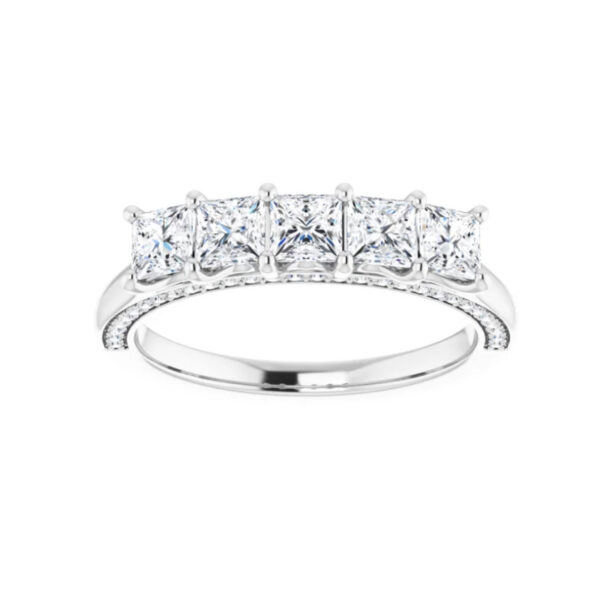 Five-Stone Anniversary Band - Image 3