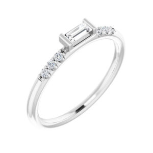 Stackable Accented Ring
