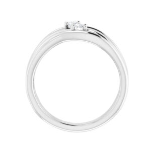 Two-Stone Bypass Ring