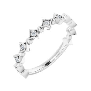 Accented Stackable Ring