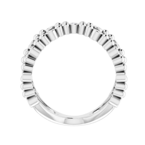 Beaded Negative Space Ring - Image 2