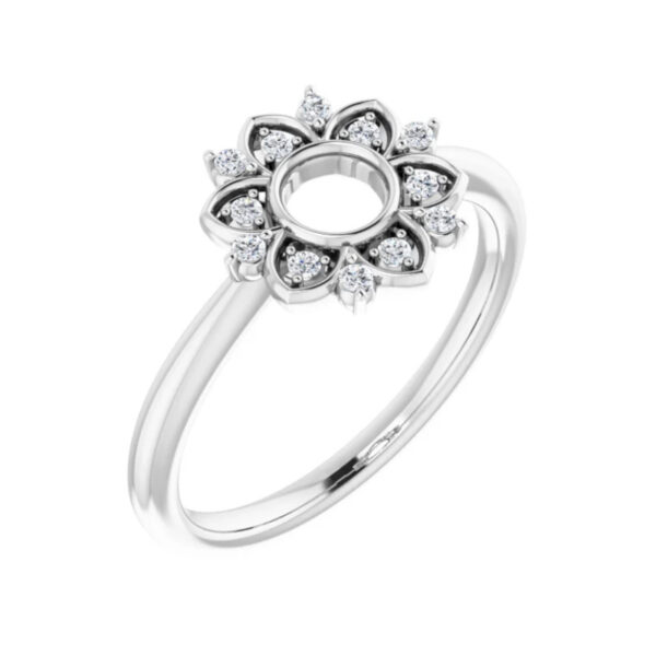 Accented Starburst Ring