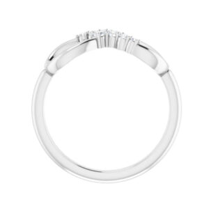 Accented Infinity-Inspired Ring