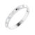 18K White Gold