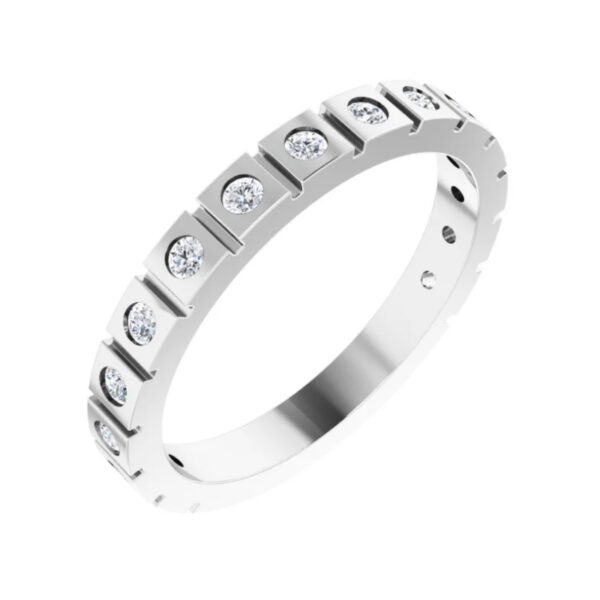 Geometric Anniversary Band