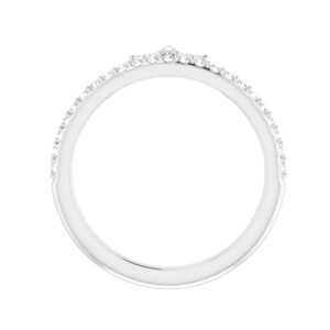 Accented Stackable Crown Ring