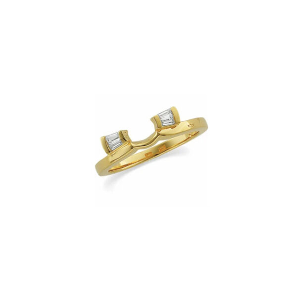 Baguette Accented Wrap-Style Ring Enhancer