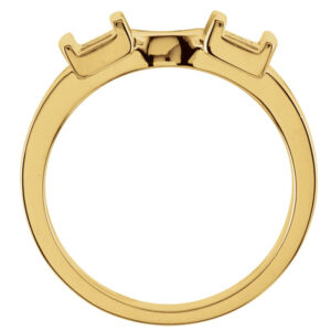Baguette Accented Wrap-Style Ring Enhancer