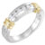 14K White/Yellow Gold