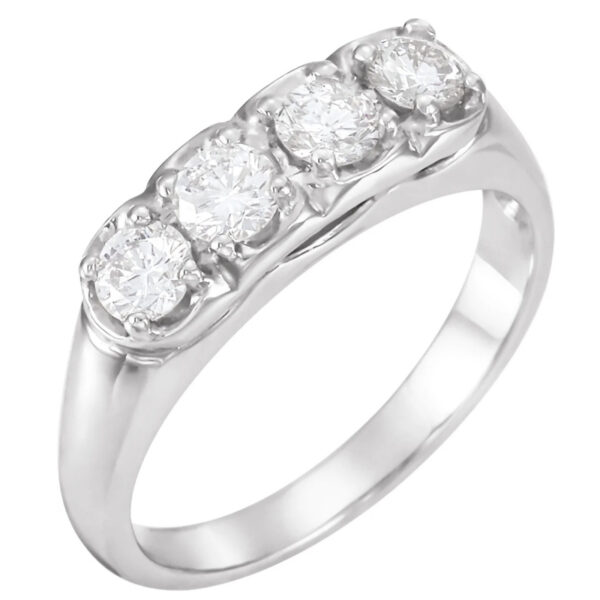 Four-Stone Anniversary Band