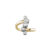 14K Yellow/White Gold