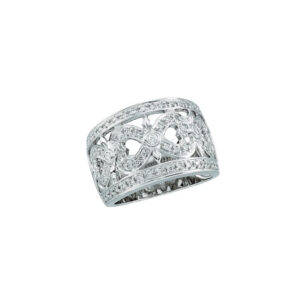 Openwork Diamond Band