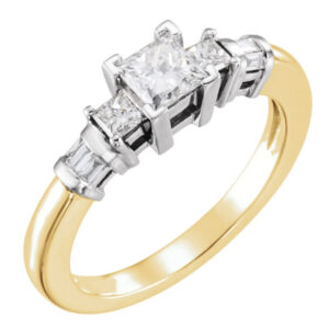 Accented Engagement Ring