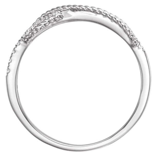 Accented Infinity-Inspired Ring - Image 2