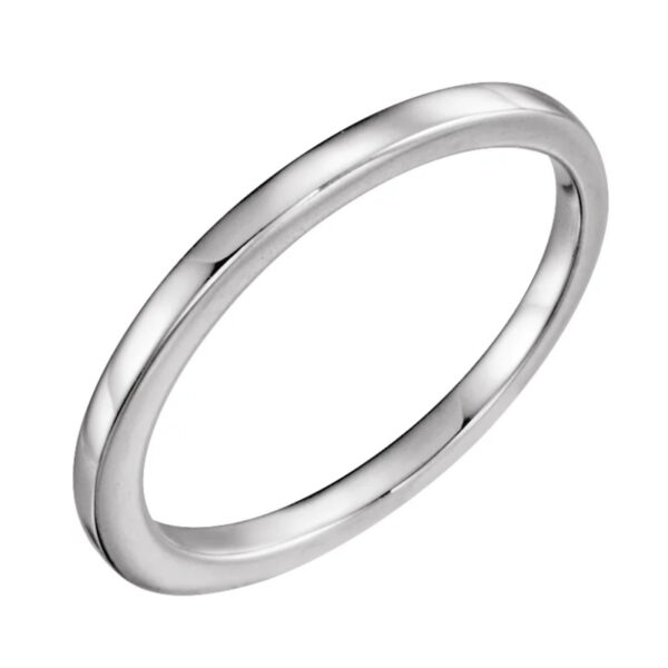 Half Bezel Engagement Ring or Band