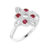 14K White Gold