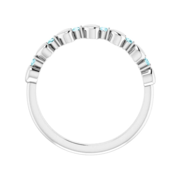 Accented Stackable Heart Ring - Image 2