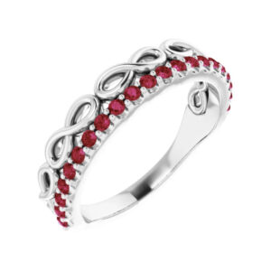 Infinity-Inspired Stackable Ring