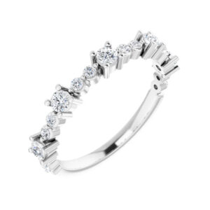 Accented Stackable Ring