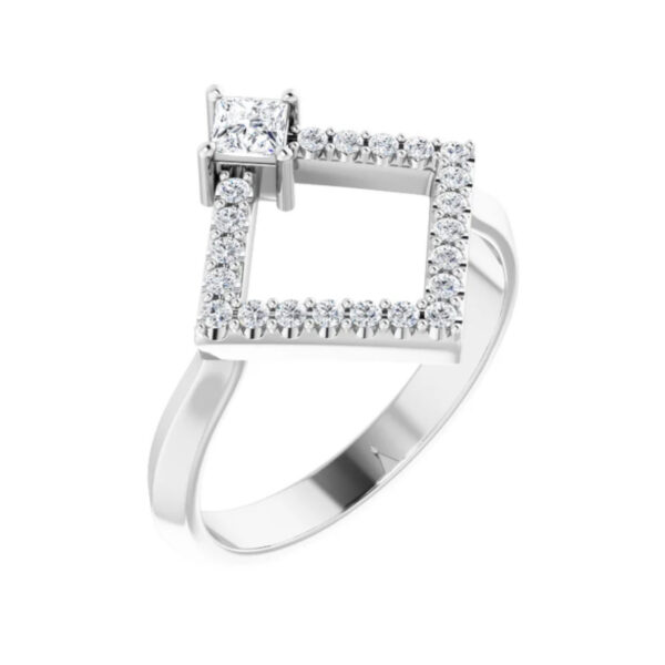 Accented Geometric Ring
