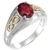 14K White/Yellow Gold
