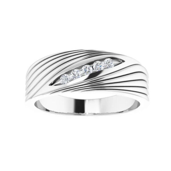 Accented Men's Ring - Image 3