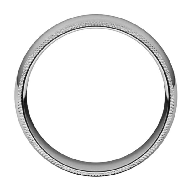 Double Milgrain Half Round Comfort Fit Bands - Image 2