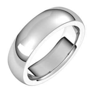 Half Round Comfort Fit Heavy Bands