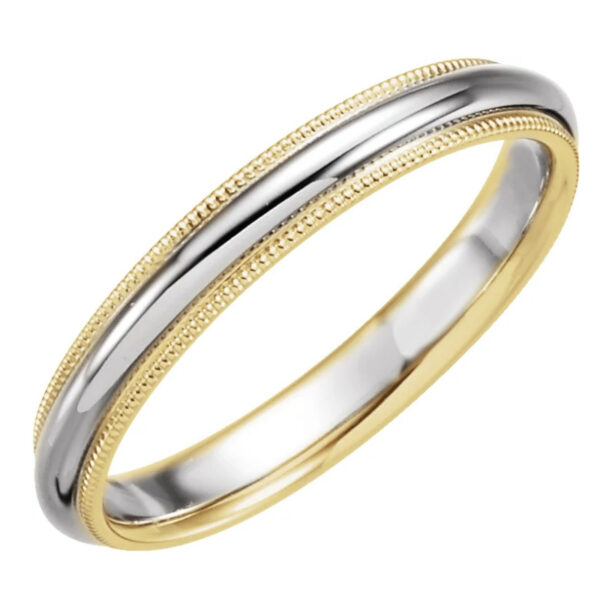 Half Round Band with Milgrain