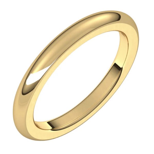 Half Round Comfort Fit Heavy Bands