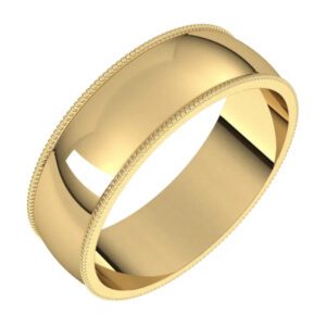 Milgrain Half Round Light Bands