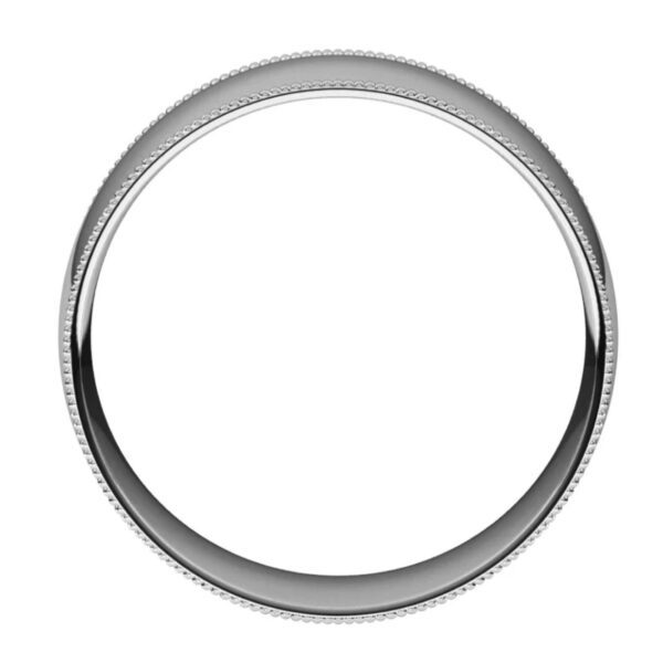 Milgrain Half Round Comfort Fit Light Bands - Image 3