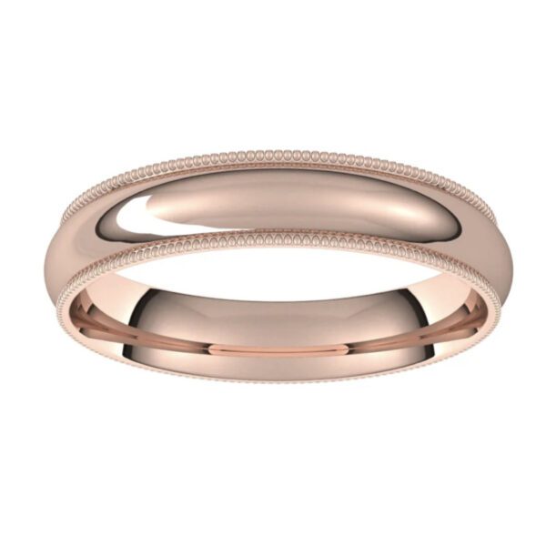 Milgrain Half Round Comfort Fit Light Bands - Image 3
