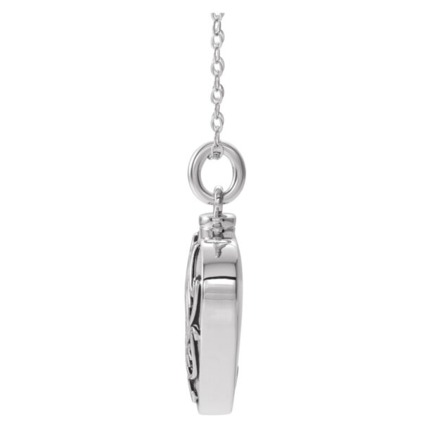 Mom Heart Ash Holder Necklace - Image 2