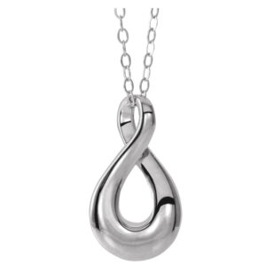 Infinity-Inspired Ash Holder Necklace