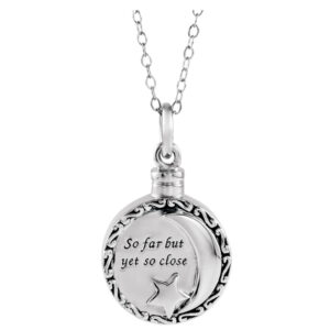 So Far But Yet So Close Ash Holder Necklace